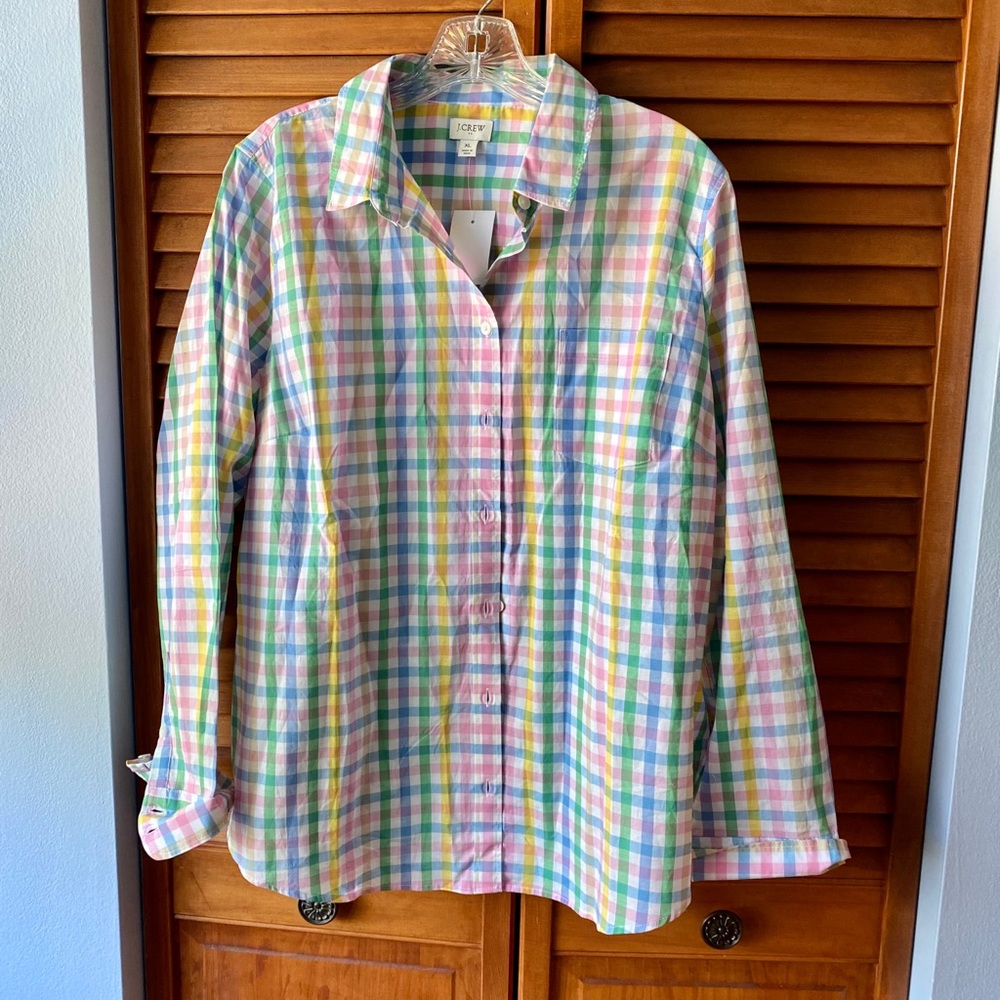 JCrew Factory Perfect Shirt - XL - NWT